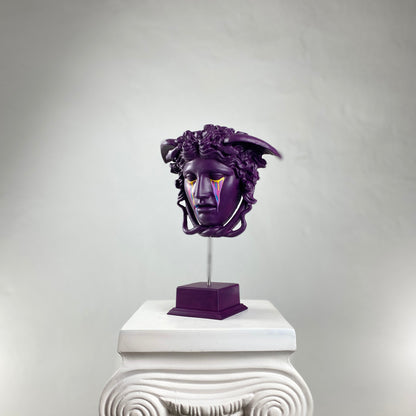 Medusa 'Requiem' Pop Art Sculpture, Modern Home Decor