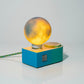 Blue Neptune Dimmable Hand-Painted Wooden Table Lamp, Modern Table Lamps