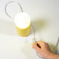 Lemon Yellow Concrete Table Lamp, Pop Art Decoration, Modern Table Lamps