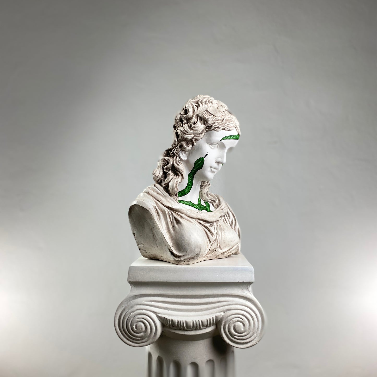 Hera 'Snakes' Pop Art Sculpture, Modern Home Decor