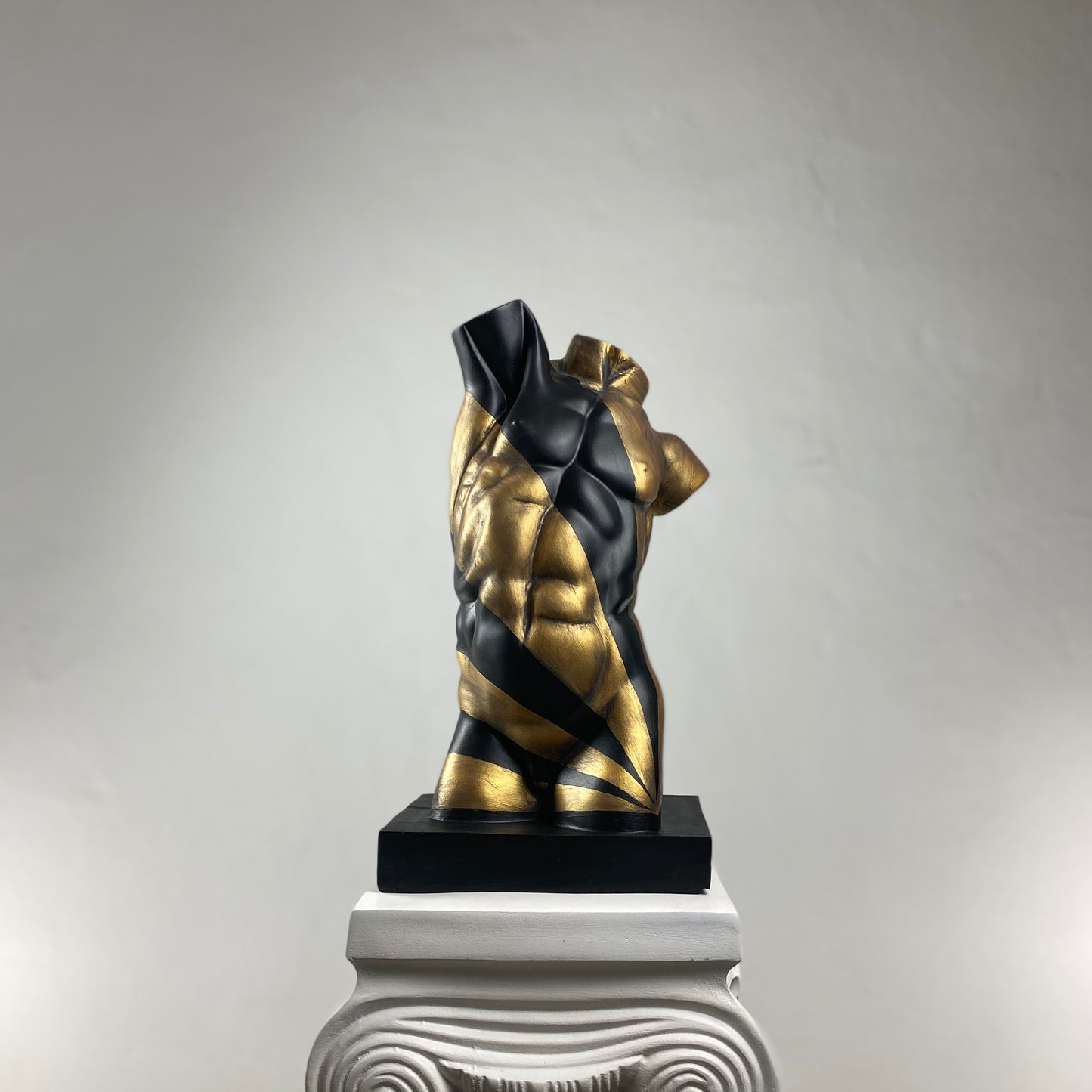 Torso 'Gold Rise' Pop Art Sculpture, Modern Home Decor