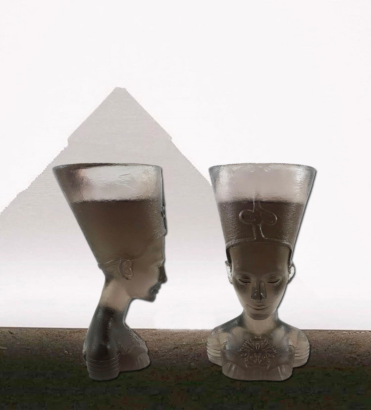 Nefertiti Tealight Candle Holder Resin Figure, Modern Epoxy Home Decor